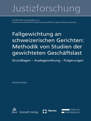 cover image of Fallgewichtung an schweizerischen Gerichten